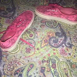 Pink Hello Kitty Vans